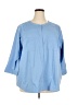 Lands' End Blue 3/4 Sleeve Blouse Size 26 - photo 1