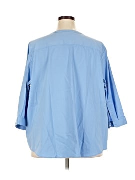 Lands' End 3/4 Sleeve Blouse (view 2)