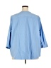 Lands' End Blue 3/4 Sleeve Blouse Size 26 - photo 2