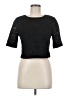 Rebecca Taylor Black Short Sleeve Top Size 8 - photo 1