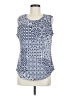 Croft & Barrow Blue Sleeveless Blouse Size M - photo 1
