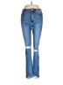 Just Black Hearts Blue Jeans Size 29 waist - photo 1