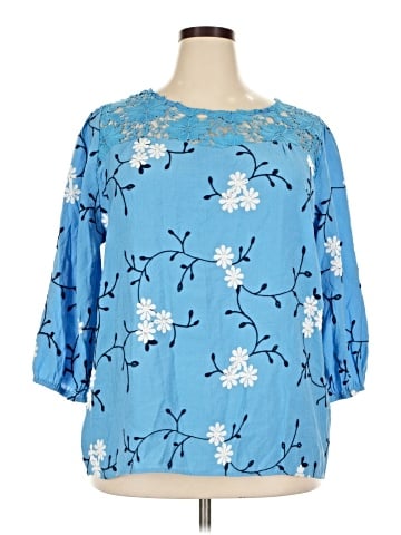 Kindred 3/4 Sleeve Blouse (view 1)