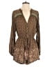 Olivaceous Paisley Brown Romper Size M - photo 1