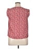Shein 100% Angora Red Short Sleeve Blouse Size XL - photo 2