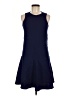 Carven 100% Wool Solid Blue Casual Dress Size EU (FR) 38 / US 6 - photo 1