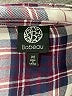 Bobeau 100% Rayon Plaid Purple Long Sleeve Blouse Size M - photo 7