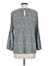 Adrianna Papell 100% Polyester Gray Long Sleeve Blouse Size M - photo 2