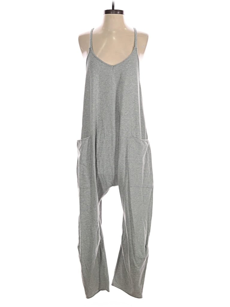 Pre-owned Fp Movement Jumpsuit In Gray