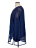 Flair 100% Rayon Blue 3/4 Sleeve Blouse Size 1X - photo 5