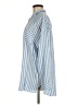 Thread & Supply Stripes Blue Long Sleeve Button-Down Shirt Size M - photo 5
