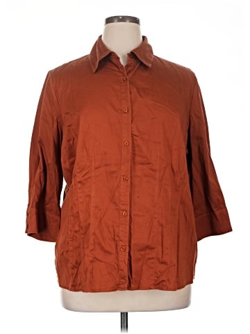 Apt. 9 3/4 Sleeve Button-Down Shirt (view 1)