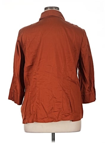 Apt. 9 3/4 Sleeve Button-Down Shirt (view 2)