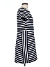 Express Stripes Blue Casual Dress Size 10 - photo 4