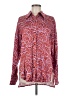 A.L.C. 100% Viscose Print Red Long Sleeve Blouse Size 6 - photo 1