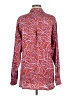 A.L.C. 100% Viscose Print Red Long Sleeve Blouse Size 6 - photo 2