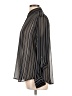 Ann Taylor Stripes Black Long Sleeve Blouse Size L - photo 5