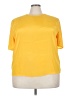 Hana Sung 100% Polyester Yellow Short Sleeve Top Size 3X - photo 1