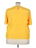 Hana Sung 100% Polyester Yellow Short Sleeve Top Size 3X - photo 2