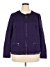 Laura Ashley Argyle Purple Jacket Size 2X - photo 1