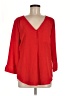 Fred David 100% Polyester Red 3/4 Sleeve Blouse Size M - photo 1