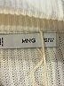 MNG Stripes Ivory Turtleneck Sweater Size S - photo 7