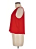 Aqua 100% Polyester Red Sleeveless Blouse Size M - photo 5