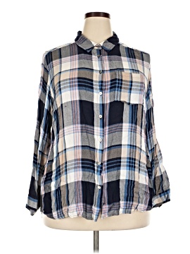 Jane and Delancey 3/4 Sleeve Button-Down Shirt (view 1)