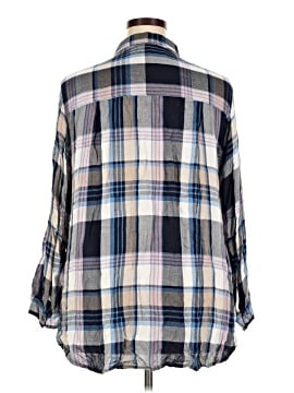 Jane and Delancey 3/4 Sleeve Button-Down Shirt (view 2)