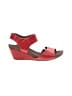 Gabor Red Wedges Size 5 - photo 1