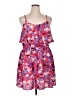 Elle 100% Polyester Floral Red Pink Casual Dress Size XL - photo 1