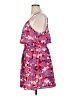 Elle 100% Polyester Floral Red Pink Casual Dress Size XL - photo 5