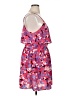 Elle 100% Polyester Floral Red Pink Casual Dress Size XL - photo 4