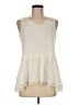 Cupio Ivory Sleeveless Blouse Size M - photo 1