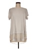 Kori America Gray Short Sleeve Top Size M - photo 1