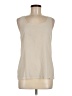 Worthington 100% Polyester Ivory Sleeveless Top Size M - photo 1