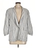 Ellen Tracy Stripes Gray Blazer Size M - photo 1