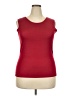 Allure Solid Red Sleeveless Top Size 2X - photo 1