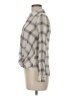Blu Pepper Plaid Gray Long Sleeve Blouse Size M - photo 5