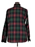 Ochenta Plaid Green Long Sleeve Button-Down Shirt Size XXL - photo 2