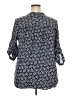 Artisan NY 100% Rayon Blue 3/4 Sleeve Blouse Size XXL (estimated) - photo 2