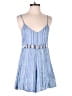 RVCA 100% Rayon Stripes Blue Romper Size S - photo 1