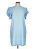 Shein Solid Blue Casual Dress Size 6 - photo 1