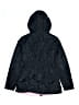 Limited Too 100% Polyester Hearts Black Jacket Size 14 - 16 - photo 2