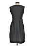 Ann Taylor LOFT 100% Polyester Chevron-herringbone Gray Casual Dress Size 2 - photo 2