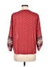 West Kei 100% Polyester Red 3/4 Sleeve Blouse Size M - photo 2