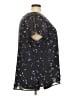 Torrid 100% Polyester Stars Black Short Sleeve Blouse Size 4X Plus (4) - photo 4