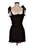Intimately by Free People 100% Viscose Hearts Black Cocktail Dress Size M - photo 2