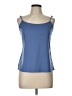 Assorted Brands 100% Polyester Blue Sleeveless Top Size L - photo 1