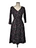 Chadwicks 100% Polyester Paisley Black Casual Dress Size 10 (petite) - photo 1